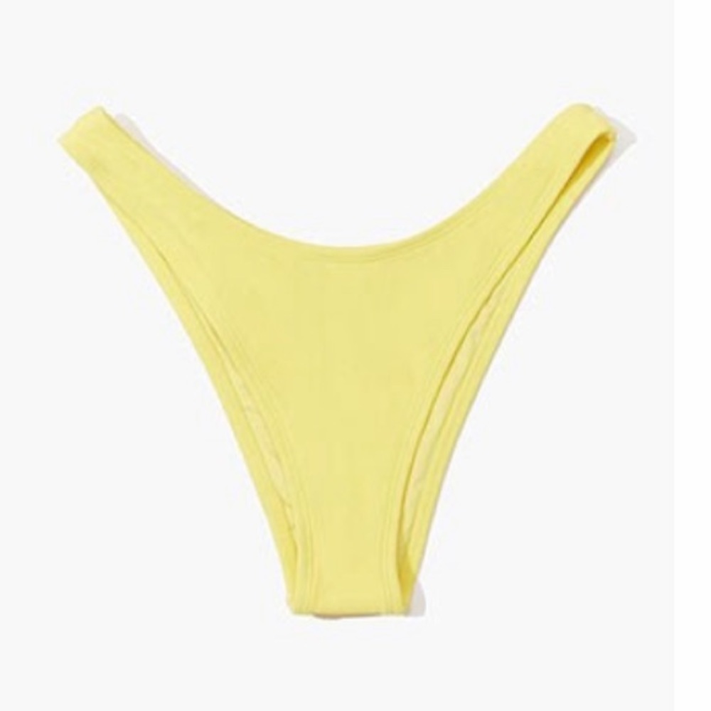 High-leg bikini bottom